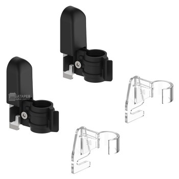 Кріплення для трубчастих радіаторів універсальні, чорні MG GBT Кріплення для трубчастих радіаторів універсальні, чорні MG GBT